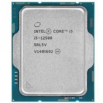 CPU Intel Core i5-12500 Alder Lake OEM {3.0 ГГц/ 4.6 ГГц в режиме Turbo, 18MB, Intel UHD Graphics 770, LGA1700}
