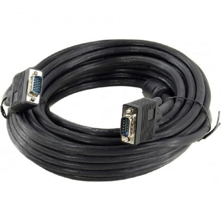 5bites APC-133-100 Кабель  VGA сигнальный HD15M/HD15M, ферр.кольца, 10м.