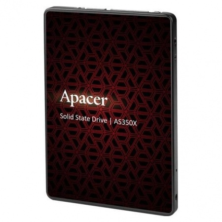 Apacer SSD PANTHER AS350X 512Gb SATA 2.5" 7mm, R560/W540 Mb/s, IOPS 80K, MTBF 1,5M, 3D NAND, Retail (AP512GAS350XR-1)