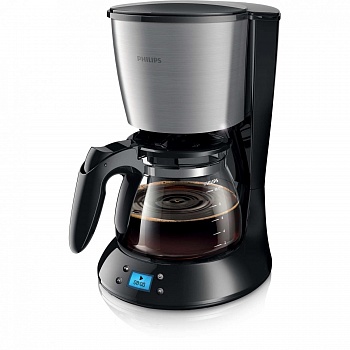 PHILIPS (HD7459/20) Кофеварка капельного типа 1000 Вт. Цвет: черный, металлический. Материал: пластик, металл