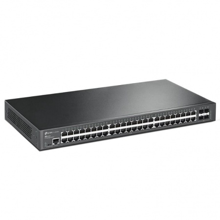 TP-Link SG3452 Управляемый коммутатор JetStream 2-го уровня с 48 гигабитными портами RJ45 и 4 портами SFP