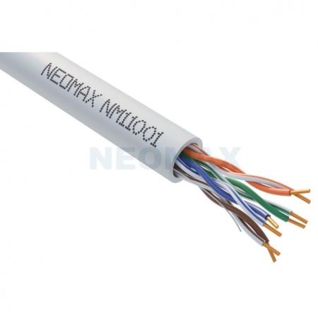 Кабель NEOMAX [NM11001] U/UTP cat.5е 4 пары (305 м) 0.45 мм (25 AWG) Медь  PVC jacket