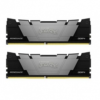 Память оперативная/ Kingston 32GB3200MT/s DDR4 CL16DIMM (Kit of 2)1Gx8 FURY Renegade Black KF432C16RB12K2/32