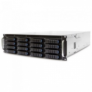 XE1-3ET00-01 RSC-3ET, 3U, 16xSATA/SAS HS 3,5/2,5" universal bay + 2x2,5" 15mm rear HS bay  + 4x2,5" 7mm internal bay, up to 12"(W) x 13"(D) E-ATX, 1x12G 16-port EOB BP with 3xSFF-8643, 3x 80x38mm fan
