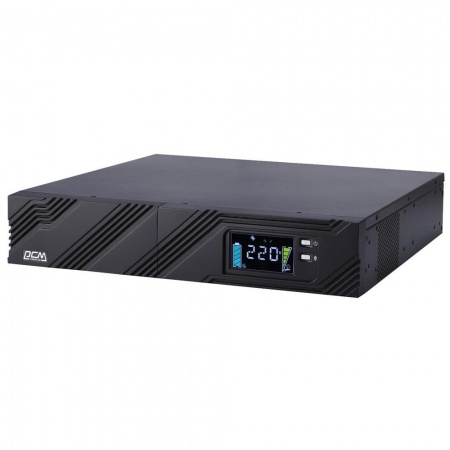 UPS PowerCom SPR-1000 LCD {Line-Interactive, 1000VA/800W, Rack/Tower, Serial+USB, SmartSlot}