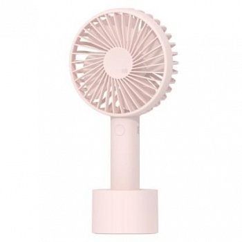 Xiaomi (Mi) SOLOVE manual fan 2000mAh 3 Speed Micro Usb + CHARGING BASE (Зарядная подставка) (N9P Pink)