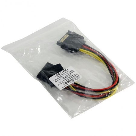 ORIENT C573, Переходник питания SATA 15pin (M) -> 2 x SATA 15pin (F)