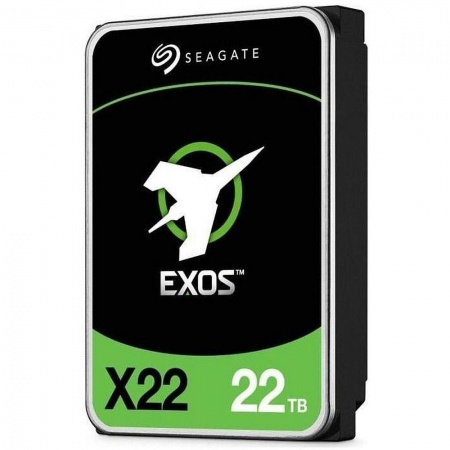 22TB Seagate Exos X22 (ST22000NM000E) {SAS 12Gb/s, 7200 rpm, 512mb buffer, 3.5"}