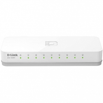 D-Link DES-1008C/B1A Неуправляемый коммутатор с 8 портами 10/100Base-TX и функцией энергосбережения