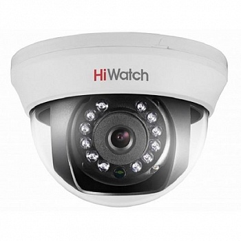 HiWatch DS-T101 (2.8 mm) Камера видеонаблюдения 2.8-2.8мм HD TVI цветная корп.:белый