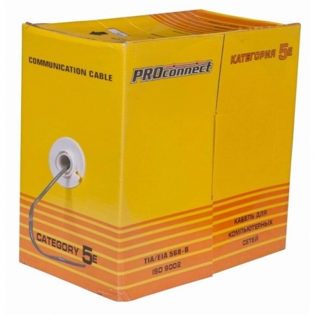 Proconnect (01-0022-3) Кабель UTP CAT5e 2 пары (305м) 0.51 мм ССА