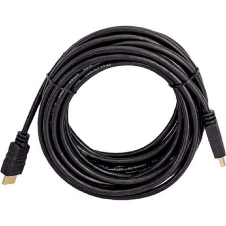 Proconnect (17-6106-6) Кабель HDMI - HDMI 2.0, 5м, Gold (Zip Lock пакет)