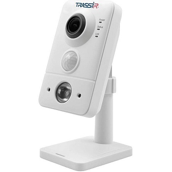 TRASSIR TR-D7121IR1 v6 2.8 Внутренняя 2Мп IP-камера с ИК-подсветкой. Матрица 1/2.7" CMOS, разрешение 2Мп